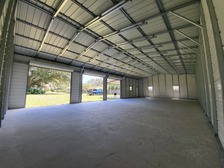 30X61X12 Vertical Roof Steel Building with Concrete Slab and Permitting Package