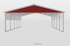 24X26X8 Vertical Style Carport /// AVAILABLE FOR ORDER