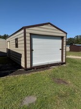 24x36x12 Vertical Roof Steel Building with Concrete Slab and Permitting Package