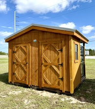 10X10 WOOD DOG KENNEL (SOLD/// AVAILABLE FOR SPECIAL ORDER )