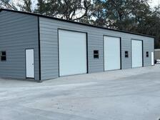 30X76X14 Vertical Roof Steel Building With Concrete Slab and Permitting Package