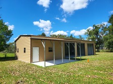 30X61X12 Vertical Roof Steel Building with Concrete Slab and Permitting Package