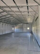 30X76X12 Vertical Roof Steel Building with Concrete Slab and Permitting Package