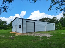 30X61X12 Vertical Roof Steel Building with Concrete Slab and Permitting Package